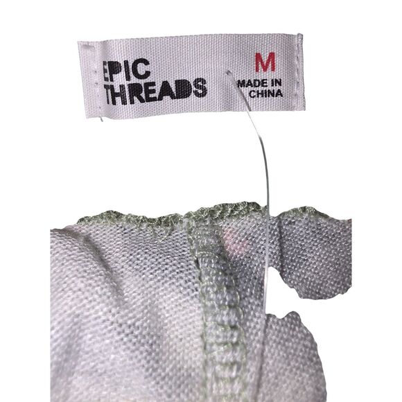 Girls Camo Jogger Pants Size M by Epic Threads – Green Camouflage with Pink Bow - Picture 9 of 9